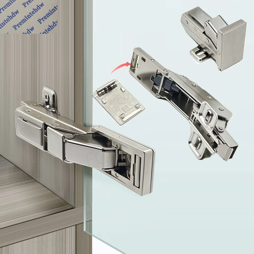 Glass Door Hinge - قطعتان من مفصلات الخزانة الطبية الهيدروليكية