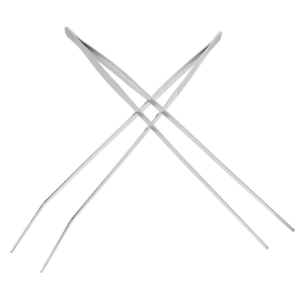 Feeding Tong Stainless - قطعتان من ملاقط تغذية الزواحف المصنوعة