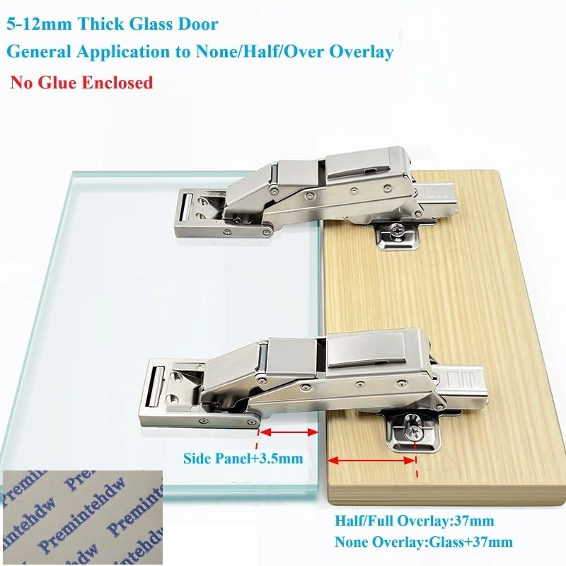 قطعتان من مفصلات الخزانة الطبي - مراجعة Glass Door Hinge وسعره