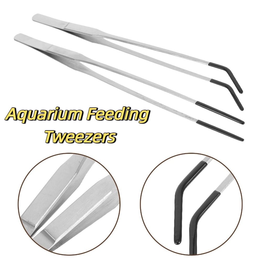 ملقط تغذية للحوض المائي من الف - مراجعة Feeding Tong Stainless وسعره