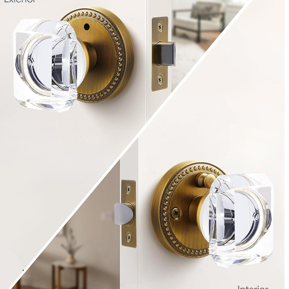 مقبض باب كريستالي مصقول، لغرف  - مراجعة Glass Door Hinge وسعره